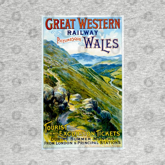 Wales Great Western Railway - Vintage Travel by Culturio